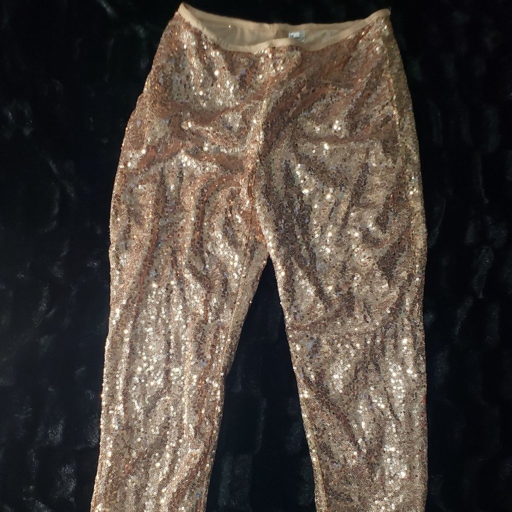 Sequin pants